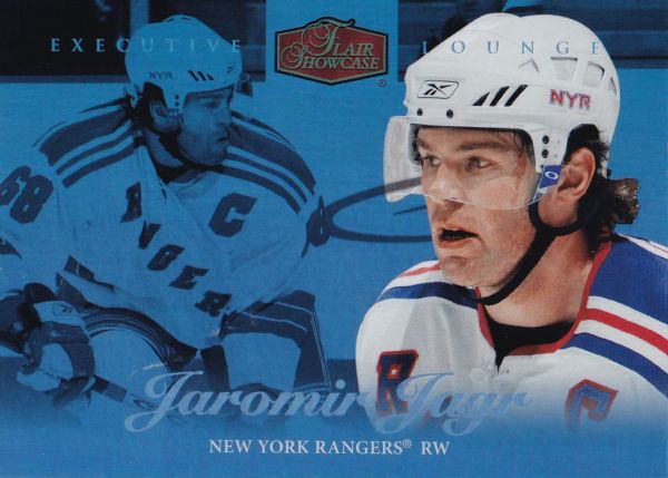 paralel karta JAROMÍR JÁGR 07-08 Fleer Ultra Flair Showcase číslo 99